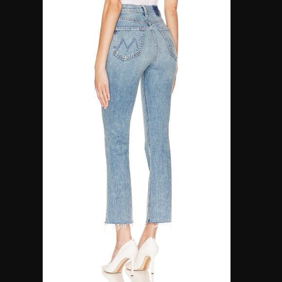 MOTHER The Tripper Flood Fray Jeans (Left in the Dust) Size 30 NWT - Picture 3 of 9